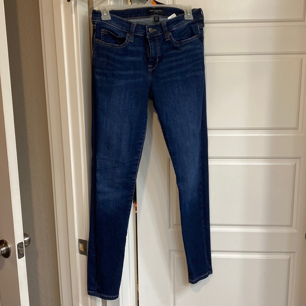 Size 26/2 Banana Republic sculpt skinny mid rise jeans